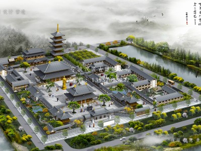 南平寺庙建筑总体规划方案
